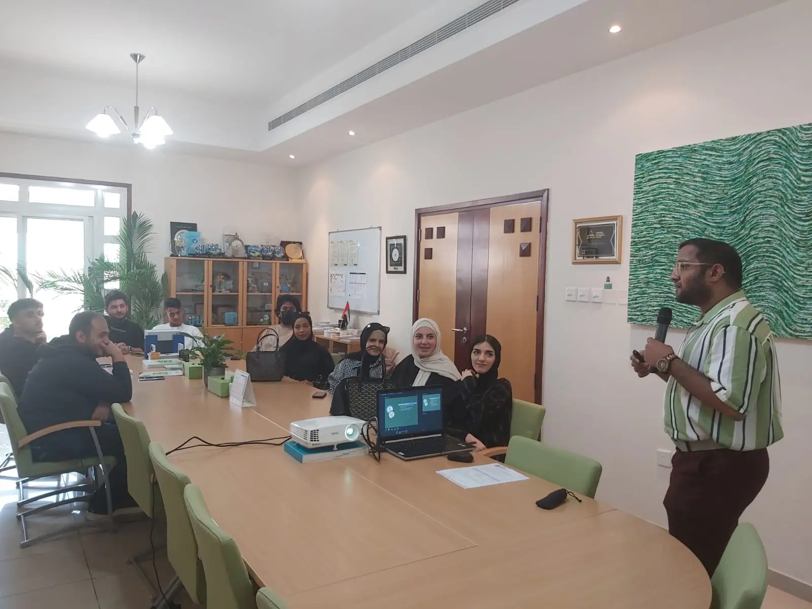 Unveiling Environmental Initiatives: Students Engage with Emirates Environmental Group and Mr. Varun Vishnuprasad