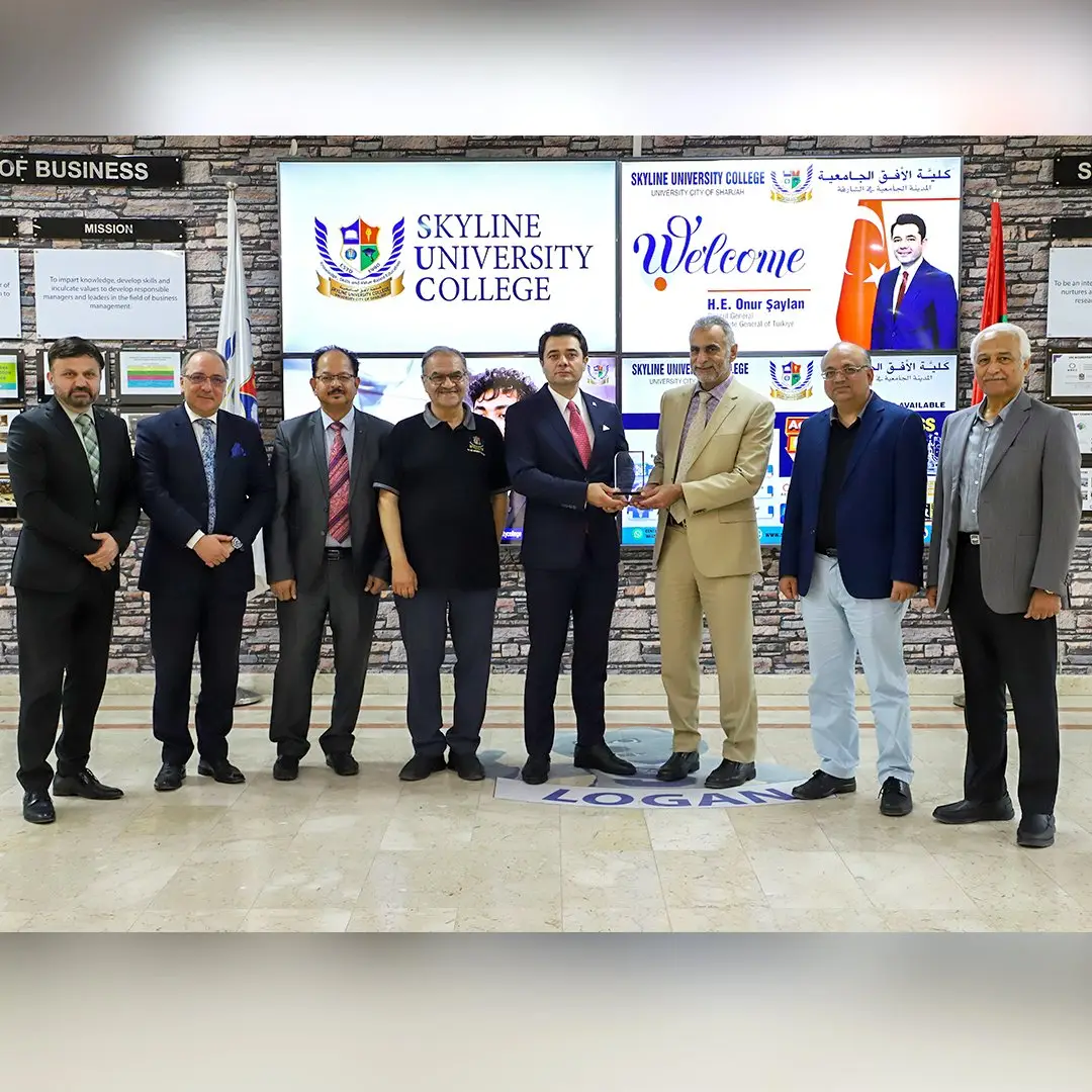 Honored to host H.E. Onur Şaylan, Consul General of the Republic of Türkiye at Skyline University College