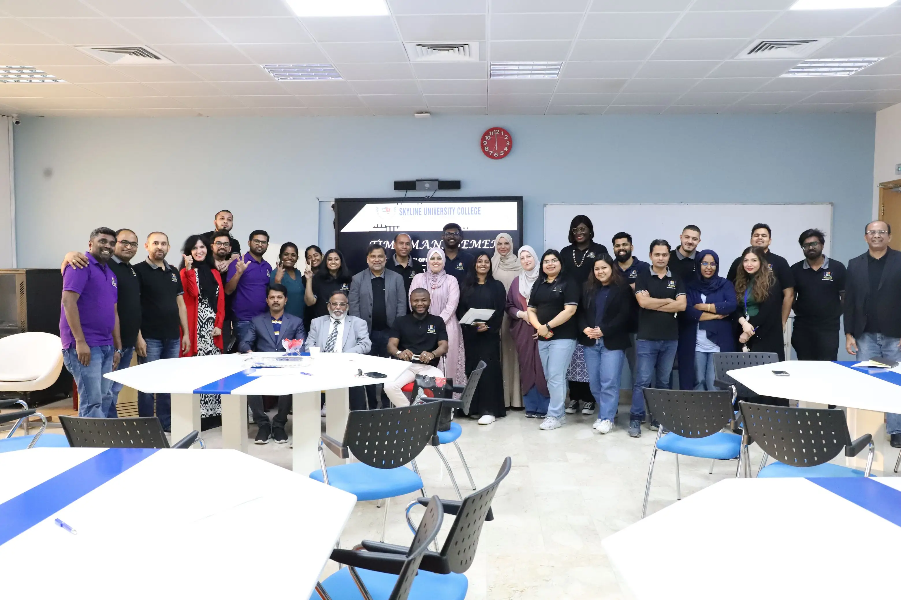 Skyline University's Department of General Education recently organized a staff development program on Time Management