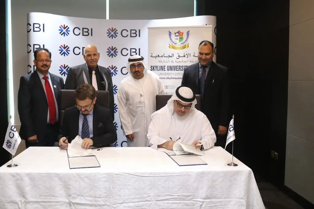 Skyline Signs an MOU with Commercial Bank International