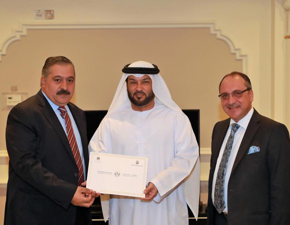 SUC Students received Certificates of Appreciation from the Economic Development Department of Sharjah