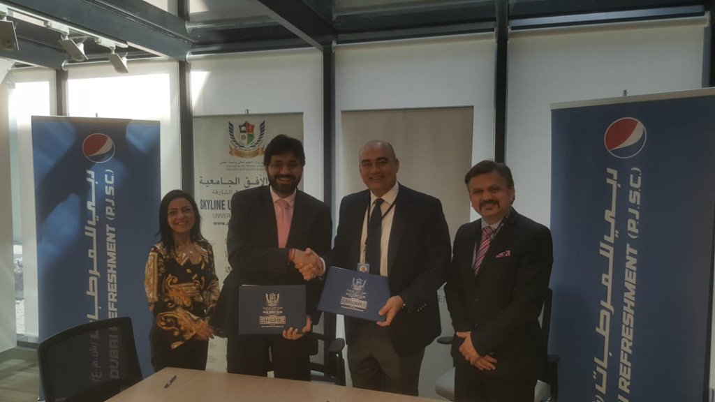 Skyline Signs MoU with Dubai Refreshment (P.J.S.C)