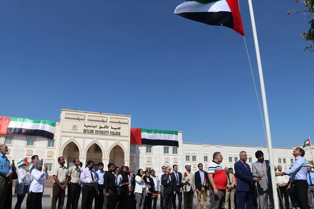The UAE Flag was Hoisted at SUC Campus During the Flag Day
