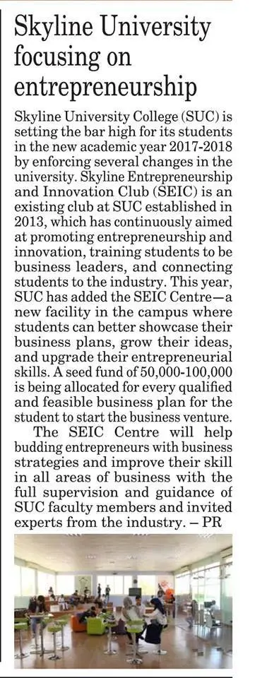 SUC in Media - Gulf Today