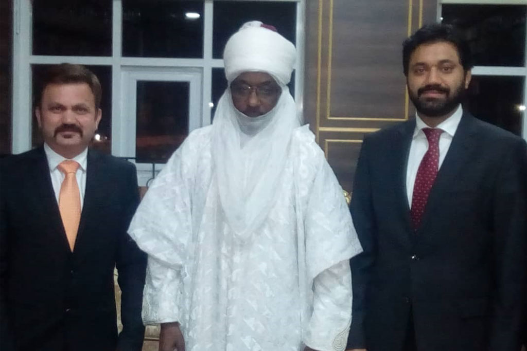 SUC COEC and SUC Director – Head of Marketing and Communications paid a courtesy visit to the Emir of Kano