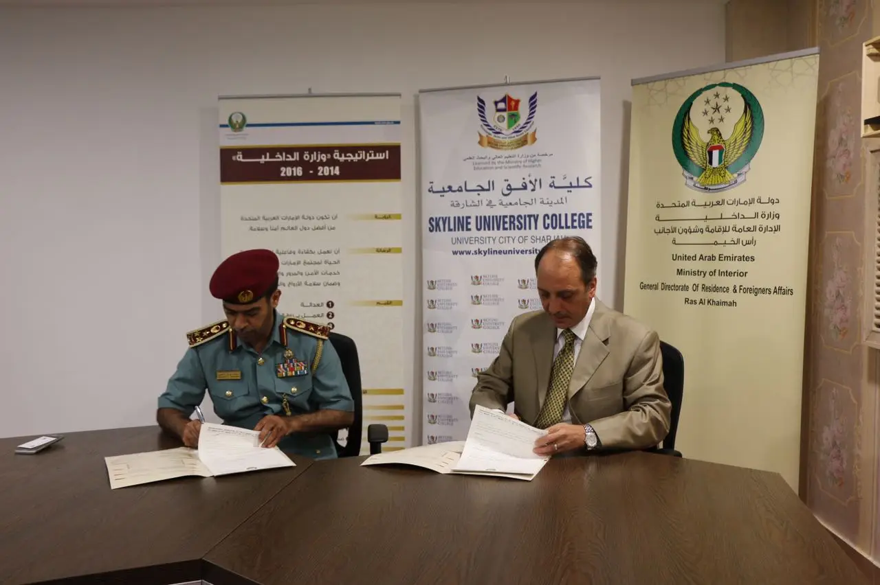 MOU Signed with Ras Al Khaimah Resi dency and Foreign Affairs MOU Signed with Ras Al Khaimah Resi dency and Foreign Affairs