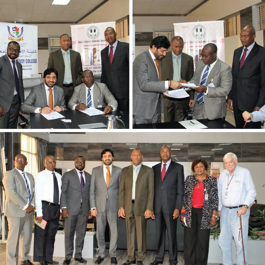 Skyline University College has signed an MOU with Baze University in Abuja